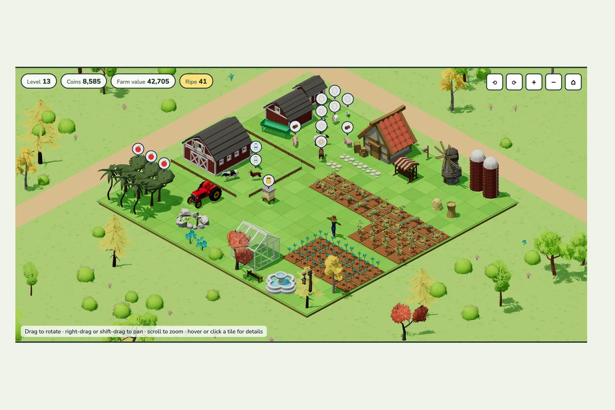 Screenshot 1 of 2 of Farmstead being played
